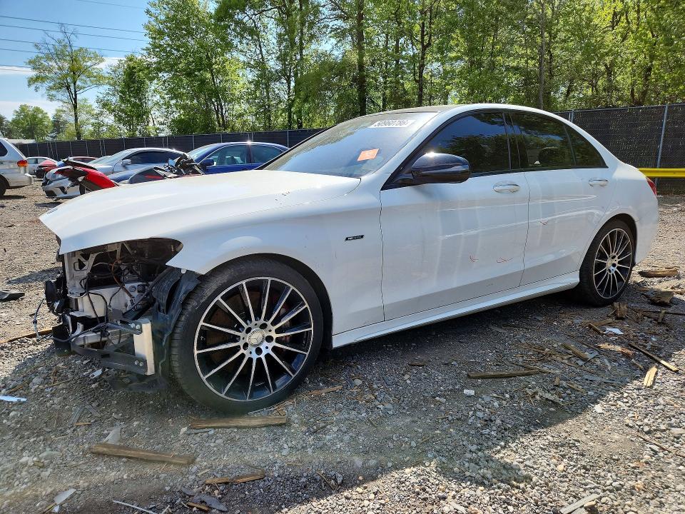 2016 Mercedes-benz C-klasse amg VIN 55SWF6EB3GU142035 COPART salvage auction — ALL OVER, Md - Cert Of Salvage > 75% Damage, sold $7,100 on 2026-07-17 (photo 1)