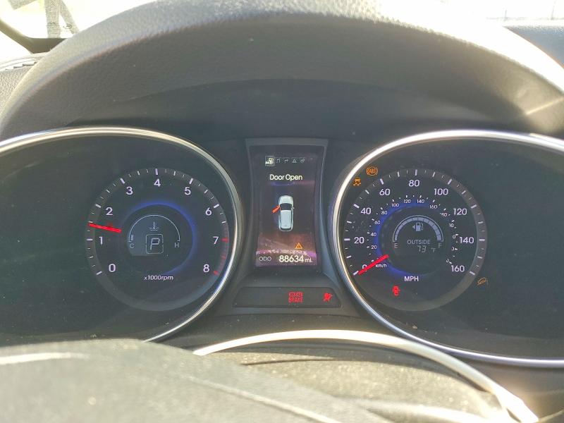 2013 Hyundai Santa fe VIN KM8SR4HFXDU004288 COPART salvage auction — SIDE, Nc - Salvage Certificate Of Title, sold $2,300 on 2026-07-08 (photo 9)