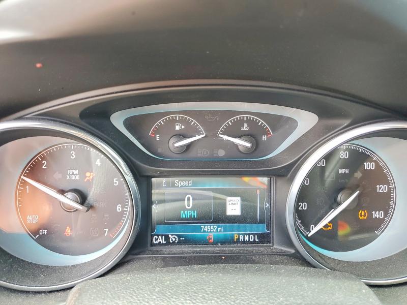 2018 Buick Envision VIN LRBFX1SA3JD006028 COPART salvage auction — FRONT END, TX - SALVAGE VEHICLE TITLE, sold $1,900 on 2026-07-16 (photo 9)