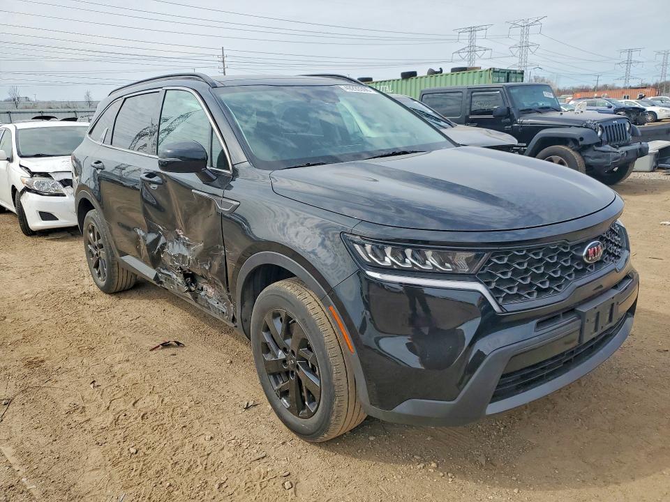 2021 Kia Sorento VIN 5XYRLDLC3MG018133 COPART salvage auction — SIDE, Wv - Salvage Certificate, sold $8,800 on 2026-07-28 (photo 4)