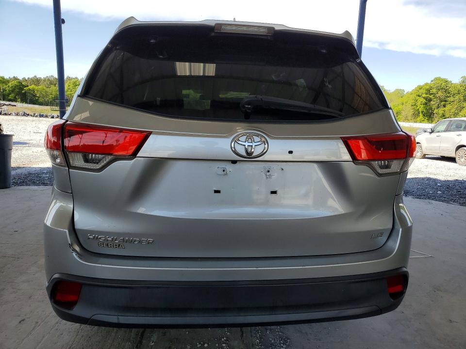 2019 Toyota Highlander VIN 5TDZZRFH1KS347643 COPART salvage auction — MINOR DENT/SCRATCHES, Al - Certificate Of Title, sold $12,800 on 2026-07-30 (photo 6)