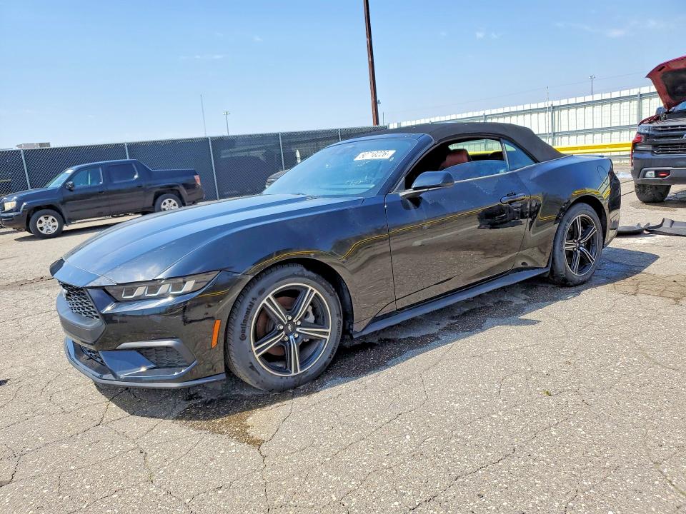 2025 Ford Mustang VIN 1FAGP8UH7S5103324 COPART salvage auction — WATER/FLOOD, Mi - Cert Of Title-Salvage Flood, sold $14,000 on 2026-08-20 (photo 1)