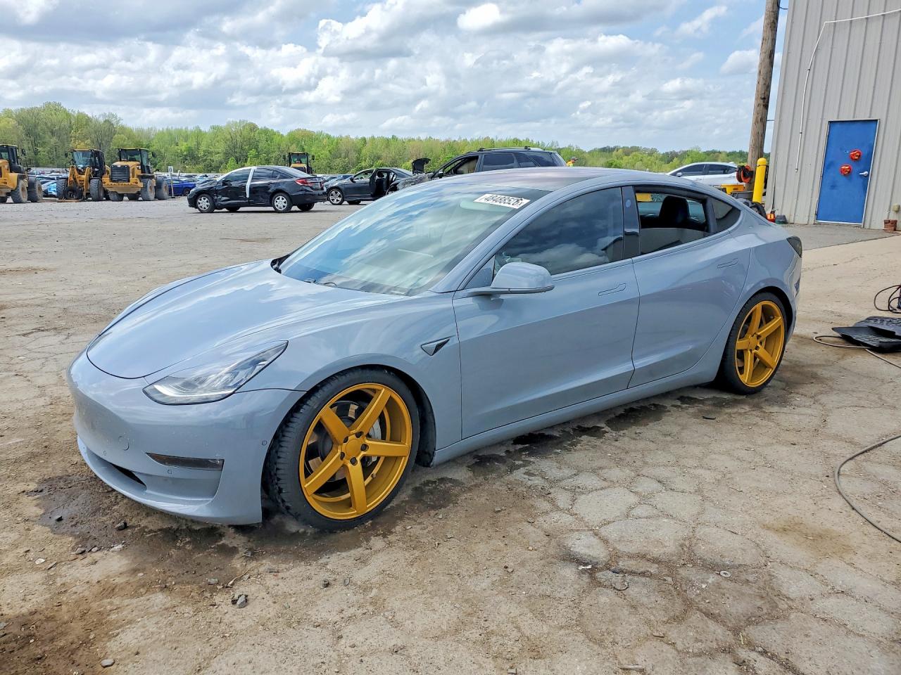 2019 Tesla Model 3 VIN 5YJ3E1EA3KF300528 COPART salvage auction — Front End, TN - SALVAGE CERTIFICATE, sold $3,550 on 2026-07-09 (photo 1)