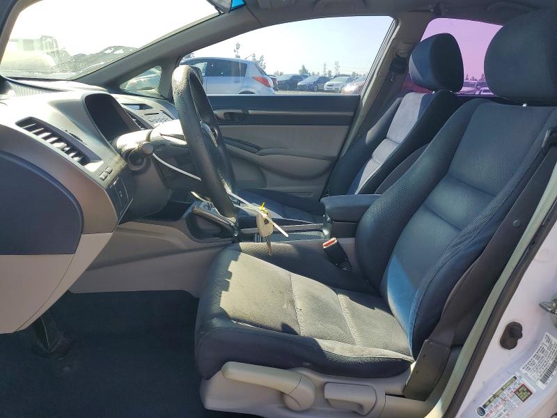 2009 Honda Civic VIN JHMFA36259S010119 COPART salvage auction — REAR END, Ca - Salvage Certificate, sold $150 on 2026-07-21 (photo 7)