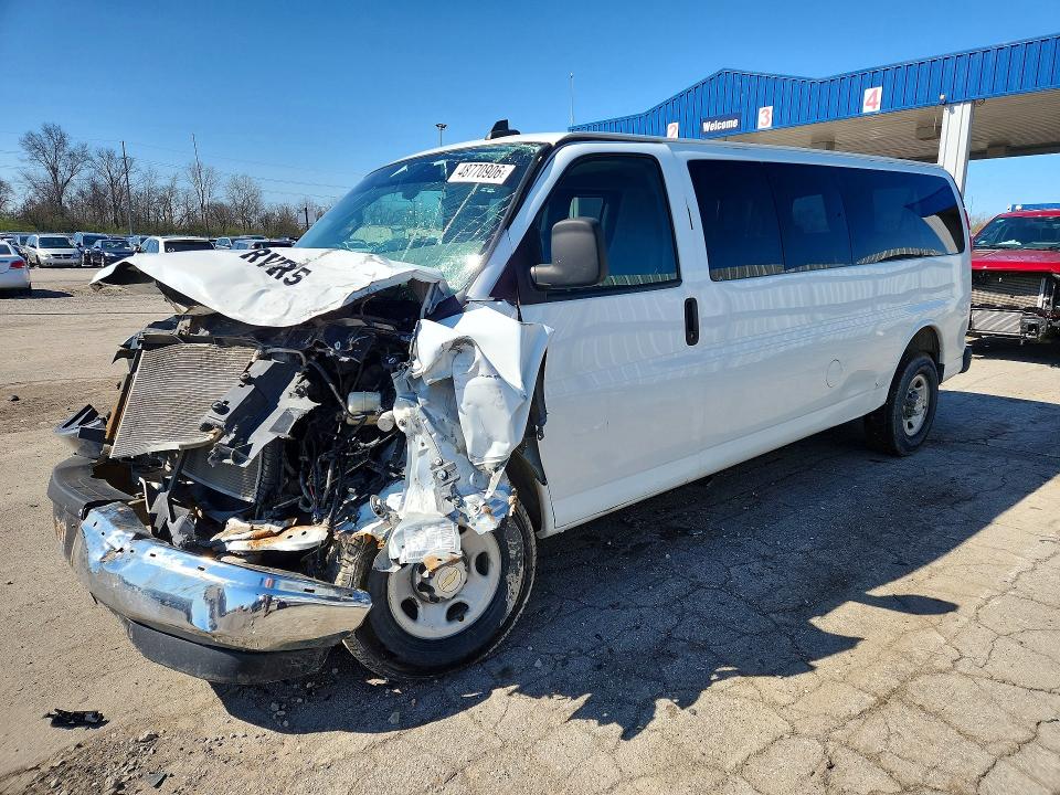 2016 Chevrolet Express VIN 1GAZGPFG9G1247546 COPART salvage auction — FRONT END, In - Bill Of Sale - Parts Only, sold $2,189 on 2026-07-20 (photo 1)