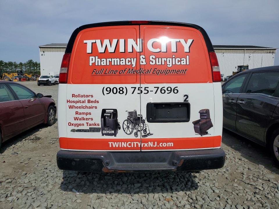 2016 Chevrolet Express VIN 1GCWGAFF2G1233163 COPART salvage auction — SIDE, Nj - Certificate Of Title, sold $1,519 on 2026-07-20 (photo 6)