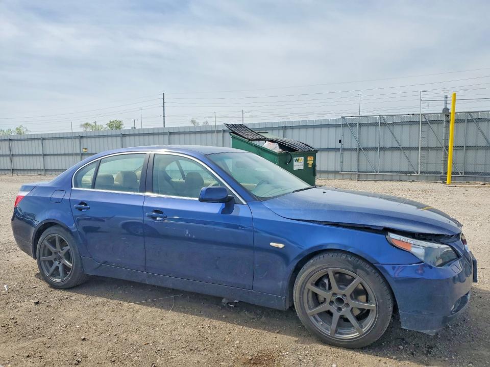 2006 BMW 5er VIN WBANE53596CK79108 COPART salvage auction — FRONT END, Ia - Salvage W/Salvage History, sold $275 on 2026-07-06 (photo 4)