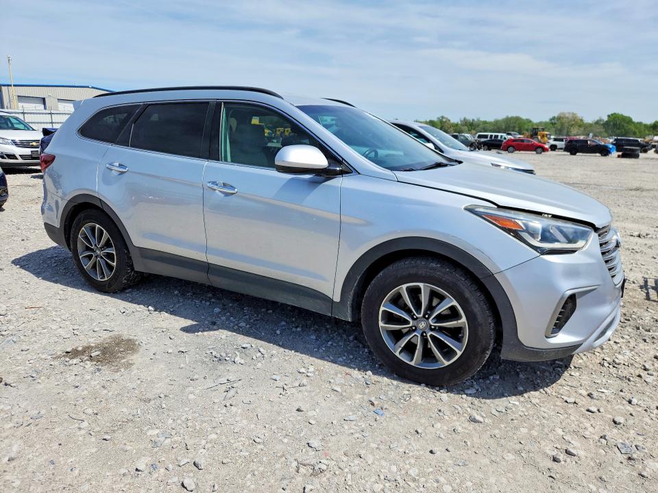 2017 Hyundai Santa fe VIN KM8SM4HF7HU171440 COPART salvage auction — FRONT END, IL - SALVAGE CERTIFICATE, sold $1,500 on 2026-07-06 (photo 4)
