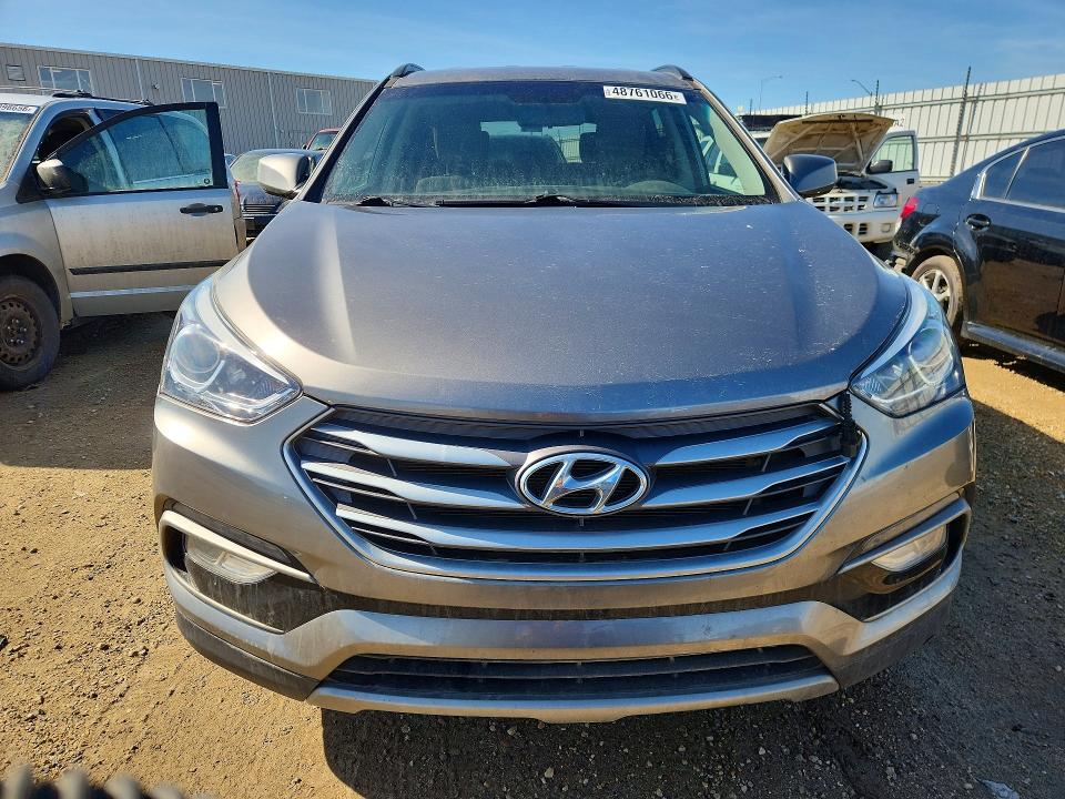 2018 Hyundai Santa fe VIN 5XYZTDLB4JG546492 COPART salvage auction — FRONT END, Ab - Bos - Salvage, sold $5,500 on 2026-07-02 (photo 5)