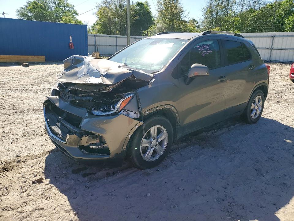 2021 Chevrolet VIN KL7CJLSM0MB361960 COPART salvage auction — FRONT END, Salvage Title, sold $100 on 2026-07-24 (photo 1)