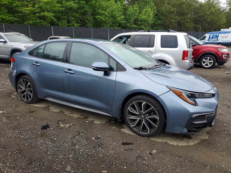 2020 Toyota Corolla VIN 5YFS4RCE4LP031917 COPART salvage auction — SIDE, Md - Cert Of Salvage < 75% Damage, sold $1,650 on 2026-07-21 (photo 4)