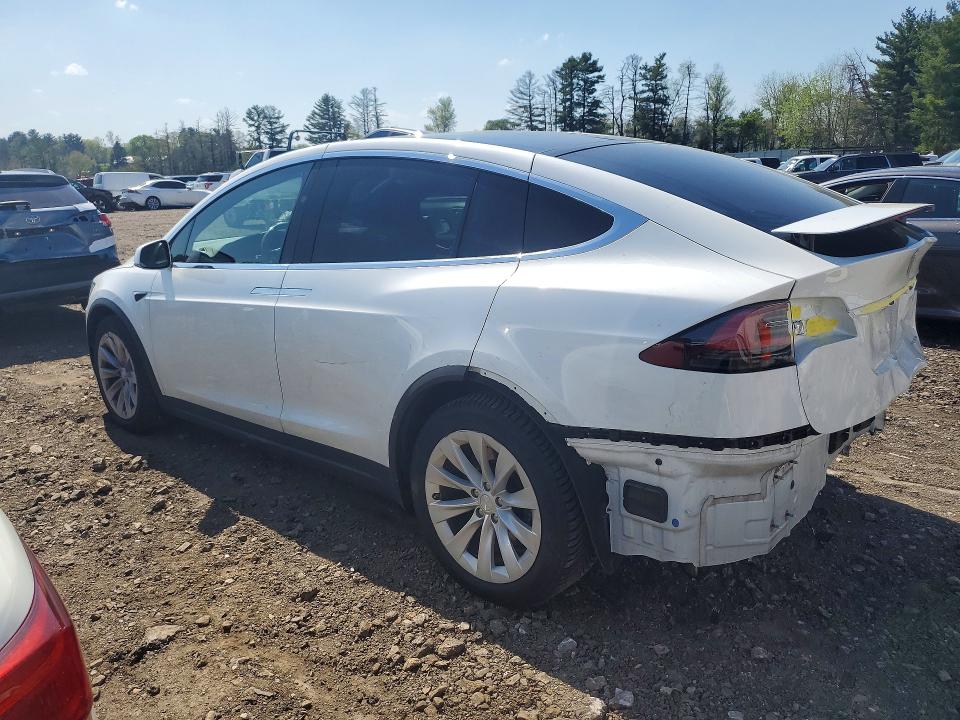 2020 Tesla Model x VIN 5YJXCAE20LF270115 COPART salvage auction — REAR END, Md - Cert Of Salvage > 75% Damage, sold $16,600 on 2026-07-06 (photo 2)