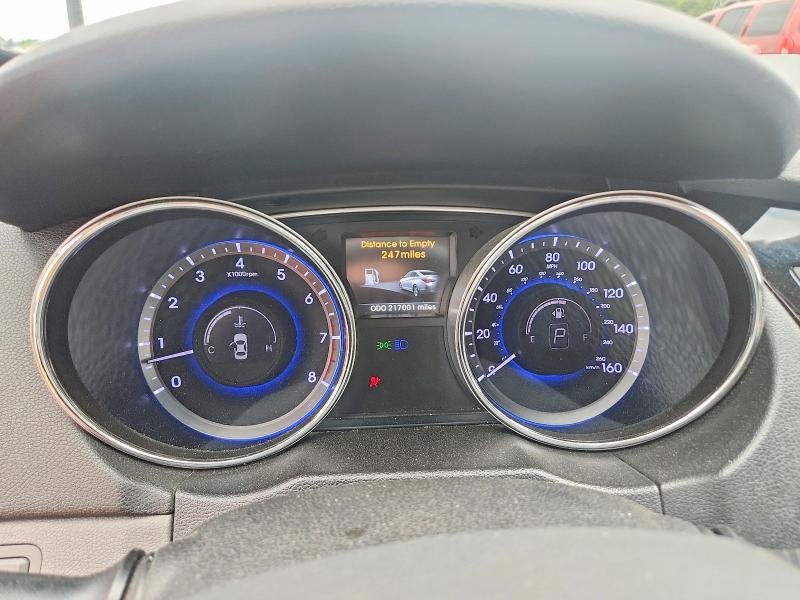 2014 Hyundai Sonata VIN 5NPEC4AC8EH867010 COPART salvage auction — FRONT END, Nc - Salvage Certificate Of Title, sold $350 on 2026-07-27 (photo 9)