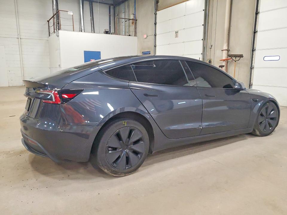 2025 Tesla Model 3 VIN 5YJ3E1EA9SF038983 COPART salvage auction — FRONT END, Mn - Cert Of Title-Salvage, sold $13,500 on 2026-07-16 (photo 3)