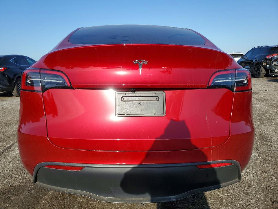 2025 Tesla Model y VIN 7SAYGDED2SF279461 COPART salvage auction — FRONT END, Ca - Salvage Certificate, sold $10,100 on 2026-07-24 (photo 6)