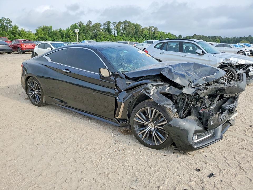 2018 Infiniti VIN JN1EV7EL5JM392750 COPART salvage auction — FRONT END, Tx - Salvage Vehicle Title, sold $2,600 on 2026-07-10 (photo 4)