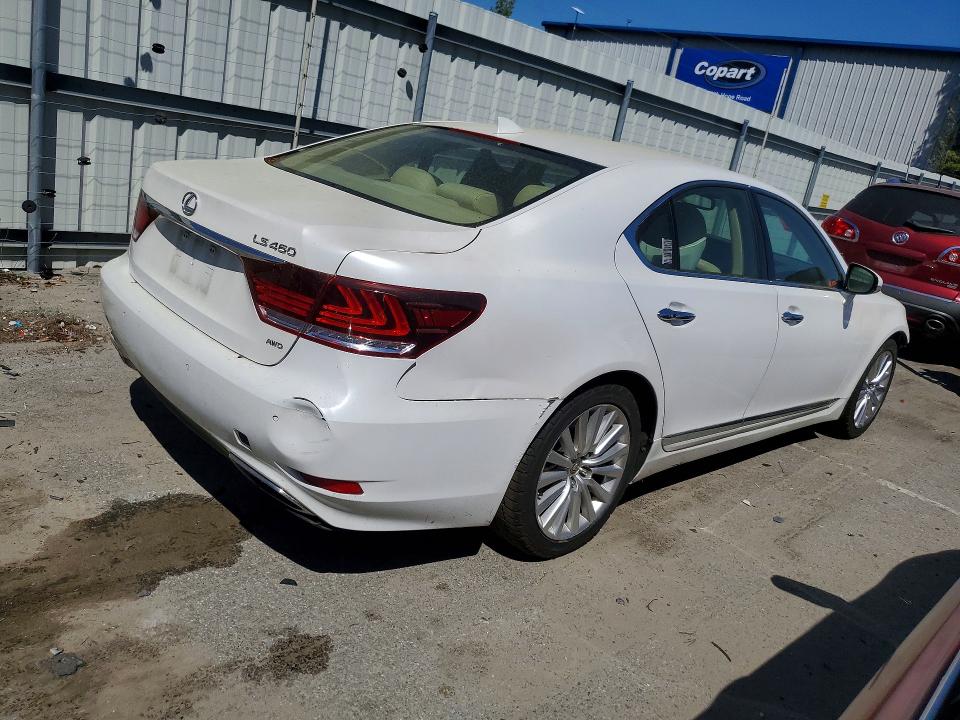 2017 Lexus Ls VIN JTHCL5EF7H5028874 COPART salvage auction — FRONT END, Sc - Cert Of Title-Salvage, sold $225 on 2026-07-23 (photo 3)