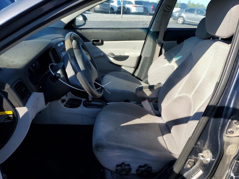 2008 Hyundai Accent VIN KMHCN46C28U233286 COPART salvage auction — FRONT END, Ca - Salvage Certificate, sold $100 on 2026-07-27 (photo 7)
