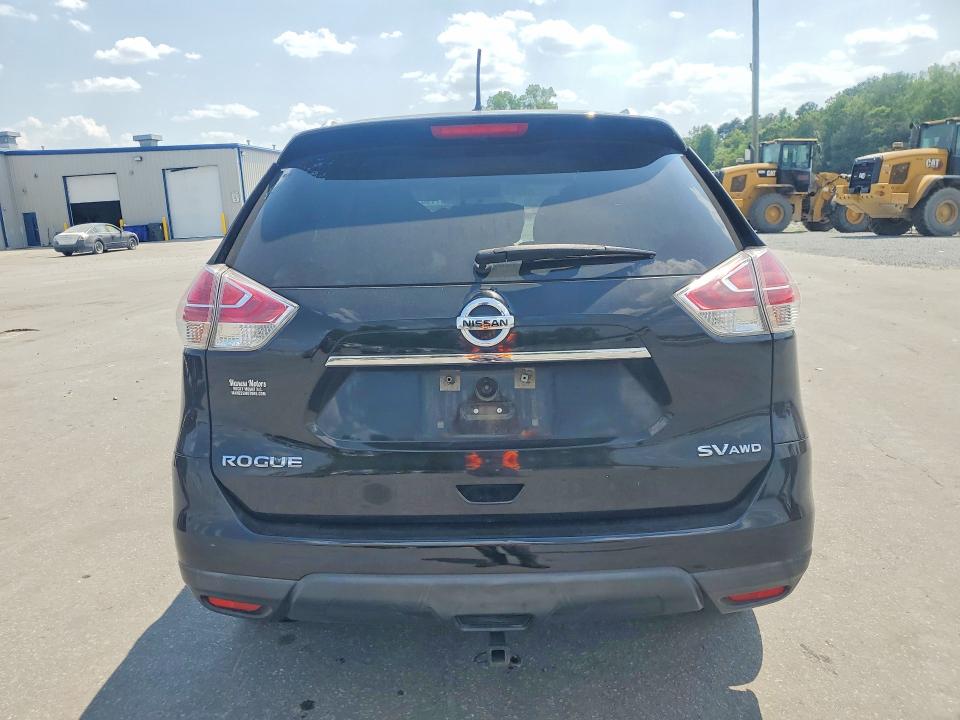 2015 Nissan Rogue VIN KNMAT2MV2FP536431 COPART salvage auction — FRONT END, Nc - Salvage Certificate Of Title, sold $575 on 2026-07-16 (photo 6)