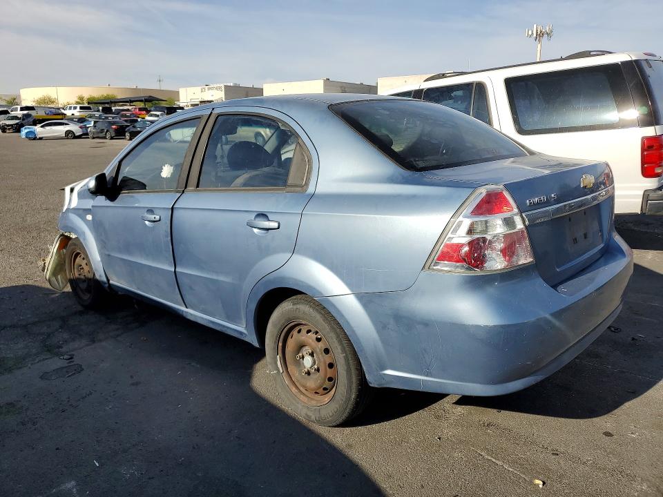 2007 Chevrolet Aveo VIN KL1TD56657B040042 COPART salvage auction — FRONT END, NV - SALVAGE TITLE, sold $125 on 2026-07-20 (photo 2)