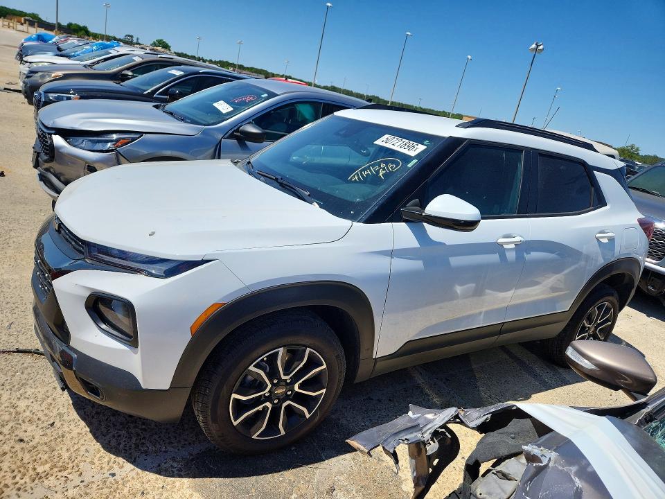 2022 Chevrolet Trailblazer VIN KL79MVSL7NB070085 COPART salvage auction — FRONT END, Sc - Cert Of Title-Salvage, sold $3,050 on 2026-07-24 (photo 1)