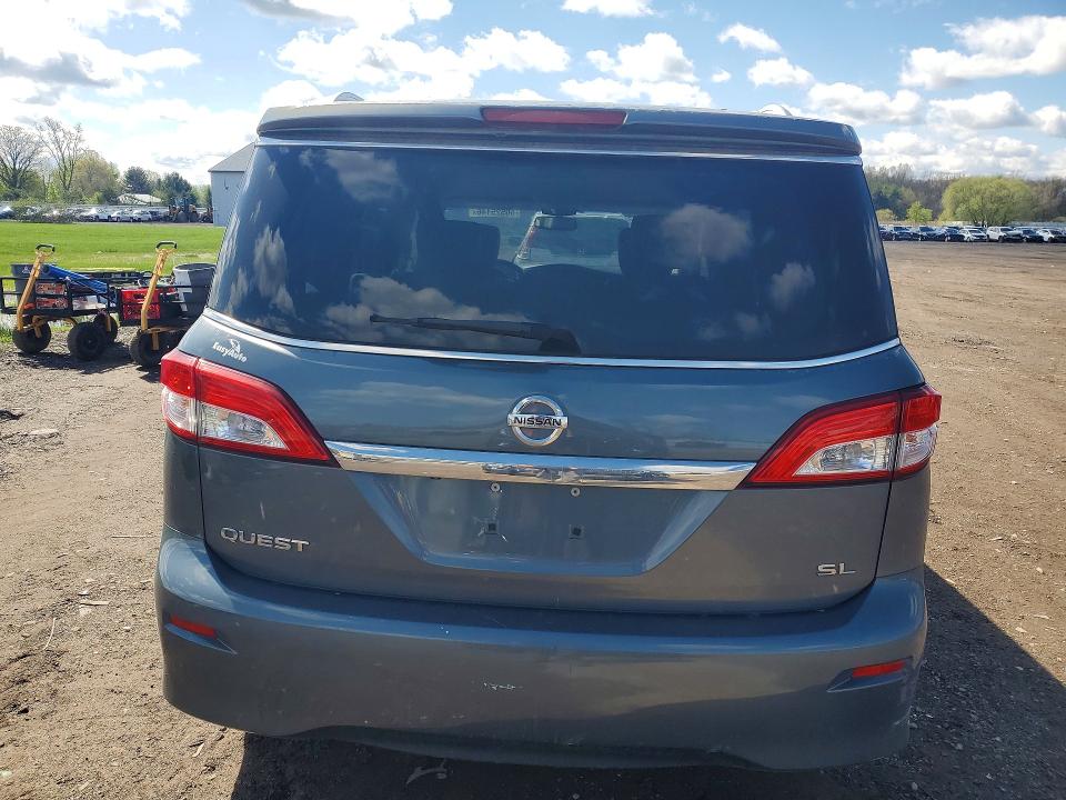 2011 Nissan Quest VIN JN8AE2KPXB9007567 COPART salvage auction — FRONT END, Oh - Cert Of Title-Salvage, sold $425 on 2026-07-09 (photo 6)