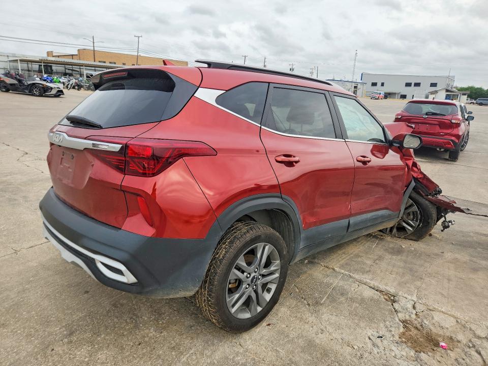 2023 Kia VIN KNDEU2AA4P7392740 COPART salvage auction — FRONT END, Tx - Salvage Vehicle Title, sold $375 on 2026-07-23 (photo 3)