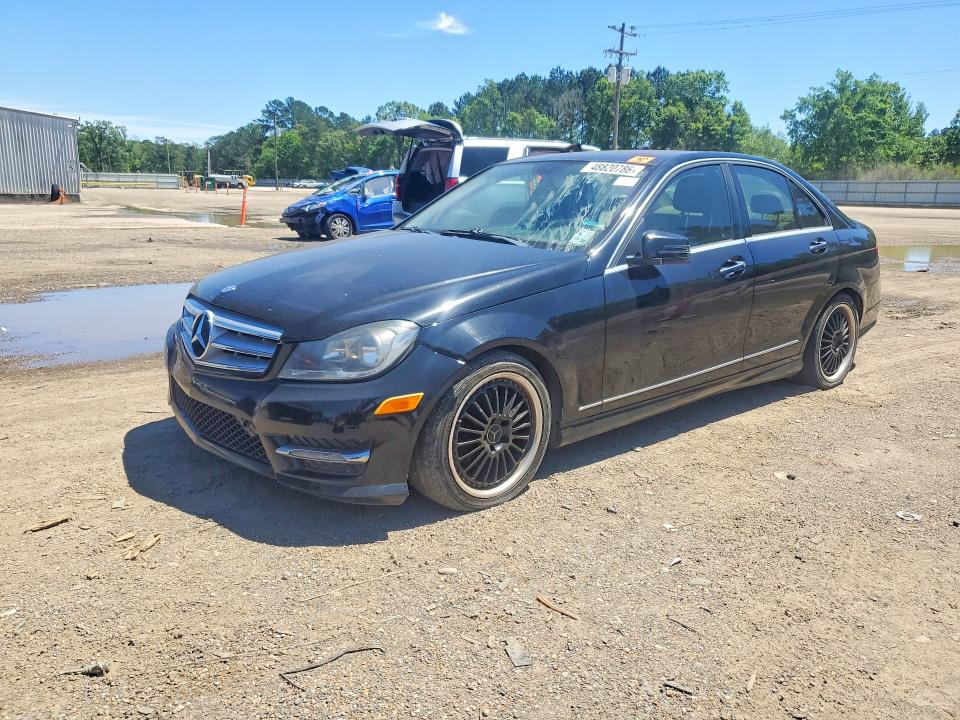 2013 Mercedes-benz C class VIN WDDGF4HB4DR254005 COPART salvage auction — ALL OVER, La - Certificate Of Title, sold $800 on 2026-07-24 (photo 1)