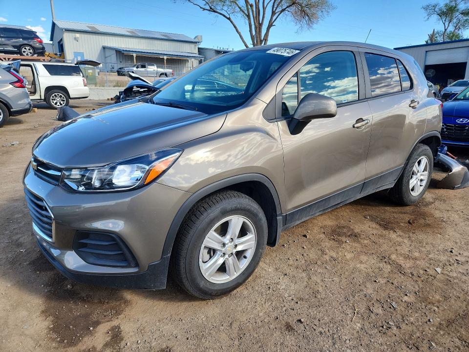 2022 Chevrolet Trax VIN KL7CJNSM9NB507544 COPART salvage auction — REAR END, Nm - Cert Of Title-Salvage, sold $1,400 on 2026-07-16 (photo 1)