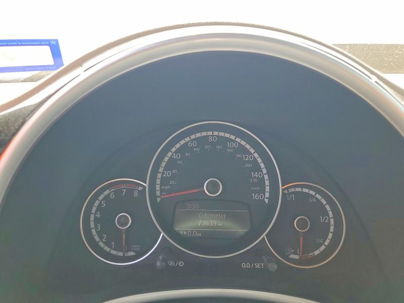 2015 Volkswagen Beetle VIN 3VW517AT1FM802872 COPART salvage auction — FRONT END, Tx - Salvage Vehicle Title, sold $3,650 on 2026-07-02 (photo 9)