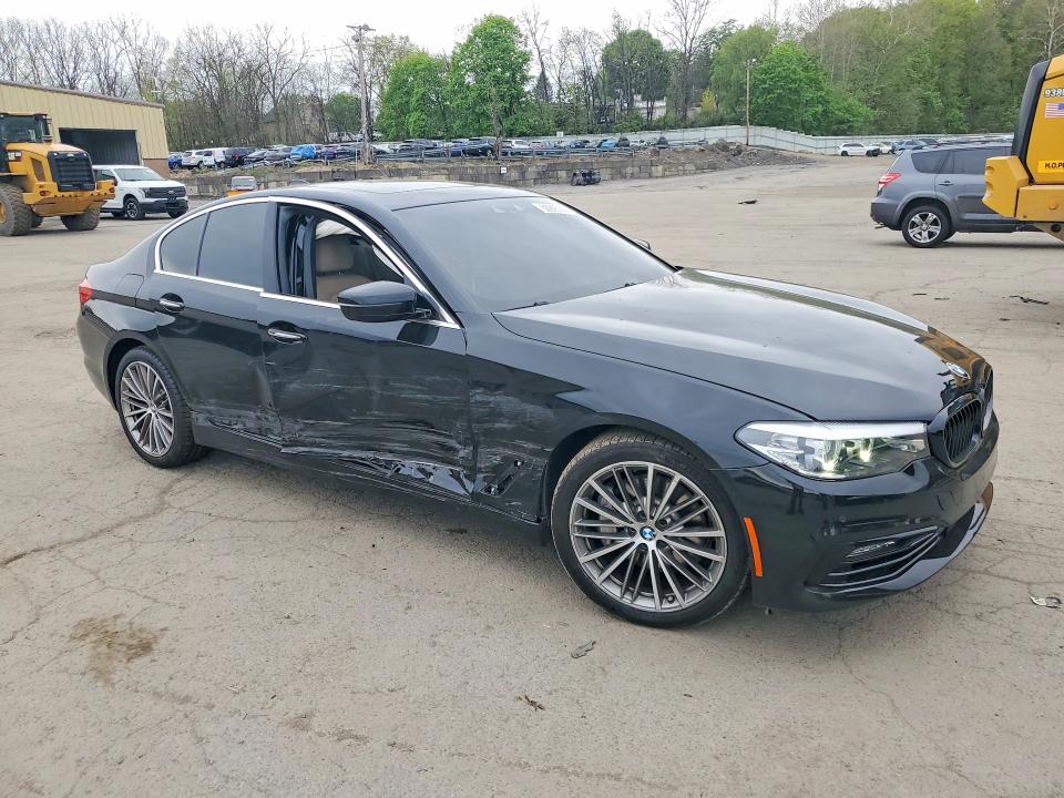 2018 BMW 5er VIN WBAJE7C52JWD53408 COPART salvage auction — SIDE, NY - MV-907A SALVAGE CERTIFICATE, sold $4,150 on 2026-07-21 (photo 4)