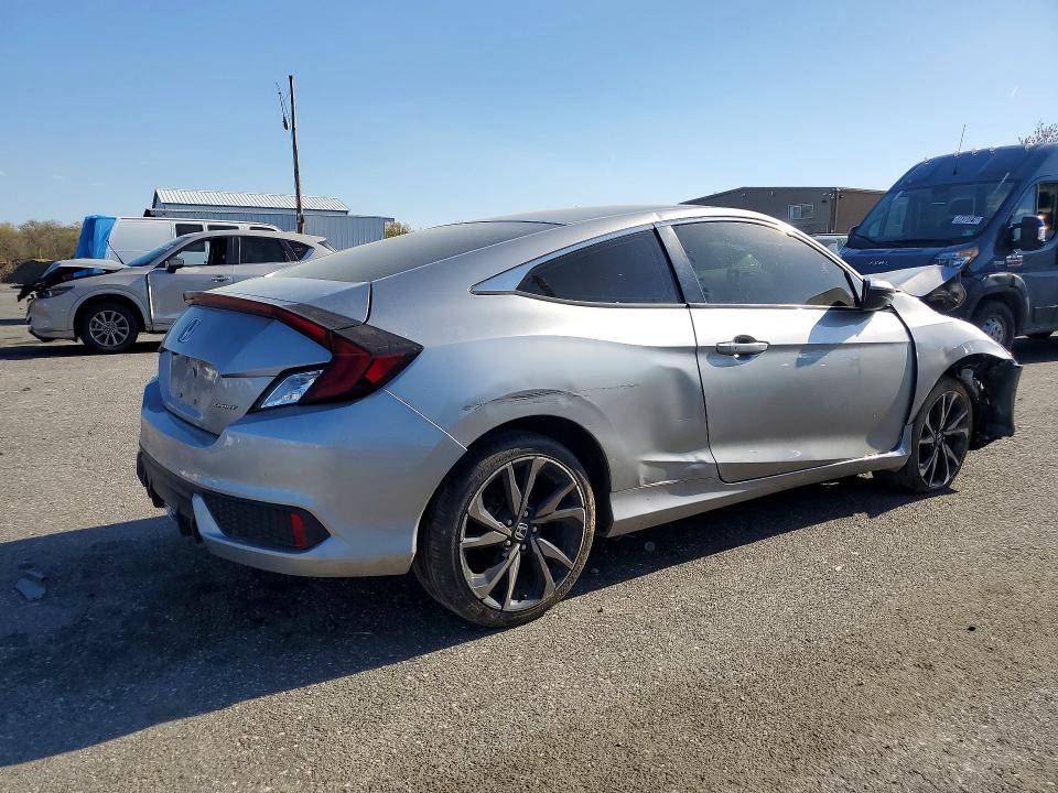 2019 Honda Civic VIN 2HGFC4B81KH301808 COPART salvage auction — FRONT END, IN - CERTIFICATE OF TITLE, sold $250 on 2026-07-09 (photo 3)