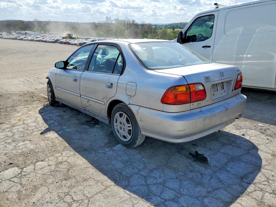 1999 Honda Civic VIN 2HGEJ6615XH563252 COPART salvage auction — FRONT END, PA - CERTIFICATE OF SALVAGE, sold $350 on 2026-07-02 (photo 2)