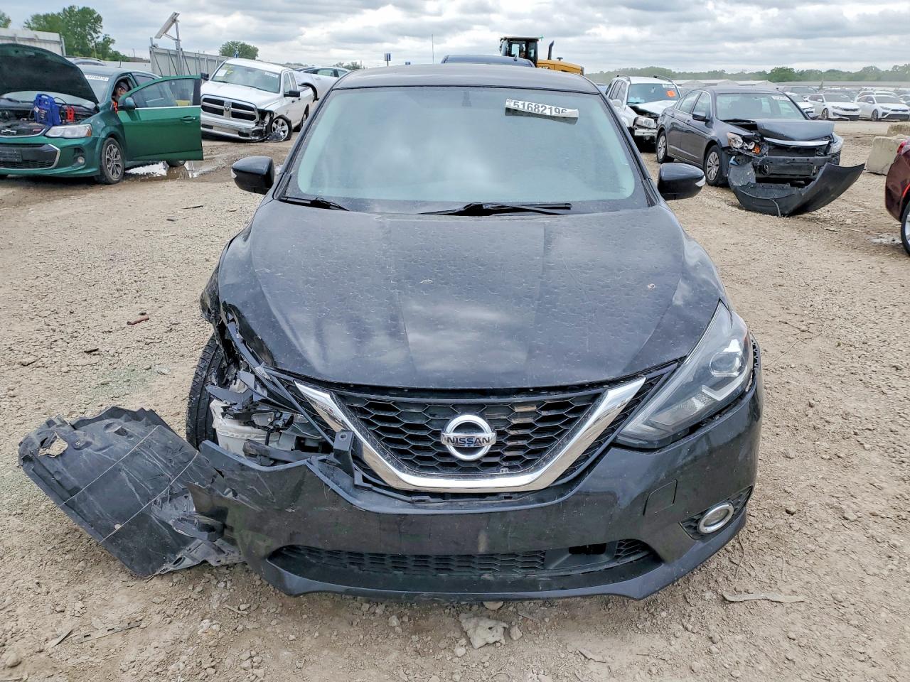 2019 Nissan Sentra VIN 3N1AB7AP5KY335186 COPART salvage auction — Front End, KS - CERT OF TITLE-SALVAGE, sold $1,850 on 2026-07-09 (photo 5)
