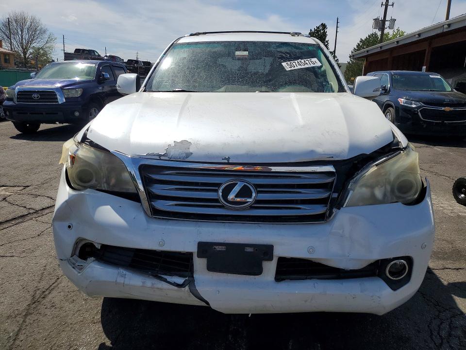 2011 Lexus Gx 460 VIN JTJBM7FX9B5032345 COPART salvage auction — FRONT END, Co - Dis/Dlr/Exp Only Clean Title, sold $10,000 on 2026-07-23 (photo 5)