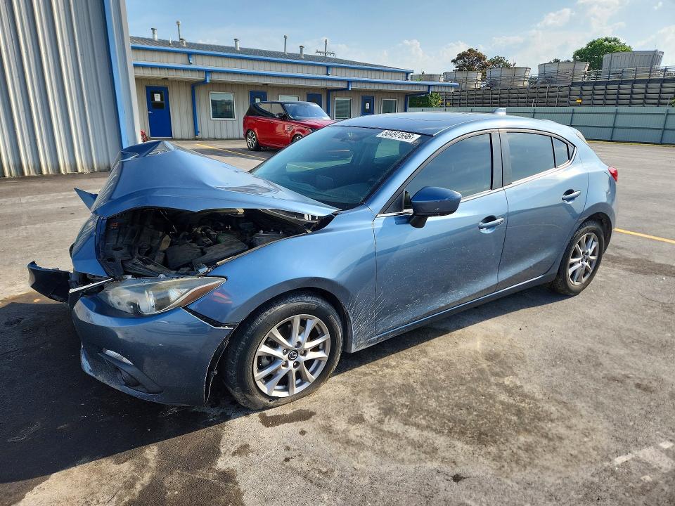 2015 Mazda 3 VIN JM1BM1M7XF1226074 COPART salvage auction — FRONT END, OK - CERT OF TITLE-SALVAGE, sold $1,100 on 2026-07-24 (photo 1)