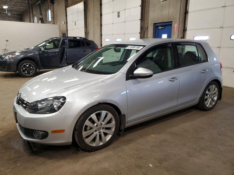 2014 Volkswagen VIN WVWDM7AJ4EW010332 COPART salvage auction — HAIL, Mn - Cert Of Title-Prior Salvage, sold $1,900 on 2026-07-28 (photo 1)
