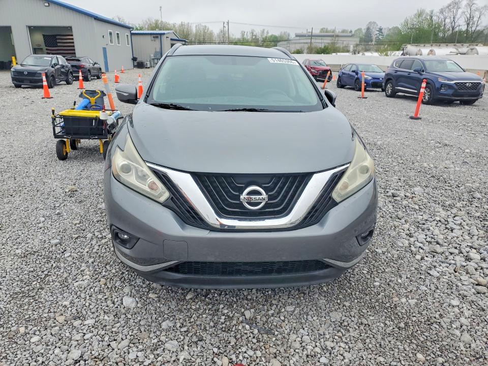 2015 Nissan Murano VIN 5N1AZ2MG9FN224114 COPART salvage auction — HAIL, Salvage Title, sold $575 on 2026-07-24 (photo 5)