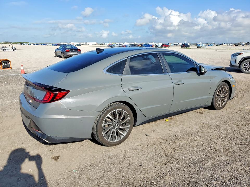 2020 Hyundai Sonata VIN 5NPEH4J29LH050604 COPART salvage auction — FRONT END, Salvage Title, sold $7,300 on 2026-07-13 (photo 3)