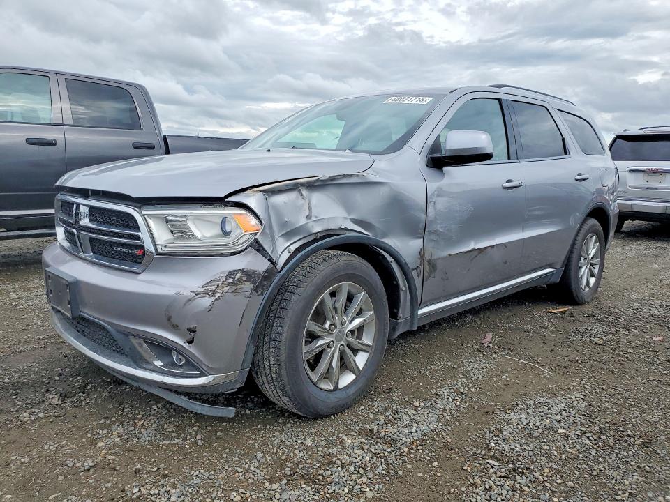 2016 Dodge Durango VIN 1C4RDHAG6GC361845 COPART salvage auction — FRONT END, Ca - Salvage Certificate, sold $1,550 on 2026-07-09 (photo 1)