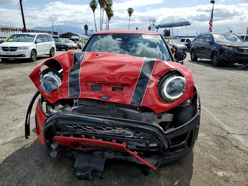 2022 Mini Cooper VIN WMW53DH02N2S36053 COPART salvage auction — FRONT END, CA - SALVAGE CERTIFICATE, sold $1,500 on 2026-07-31 (photo 5)