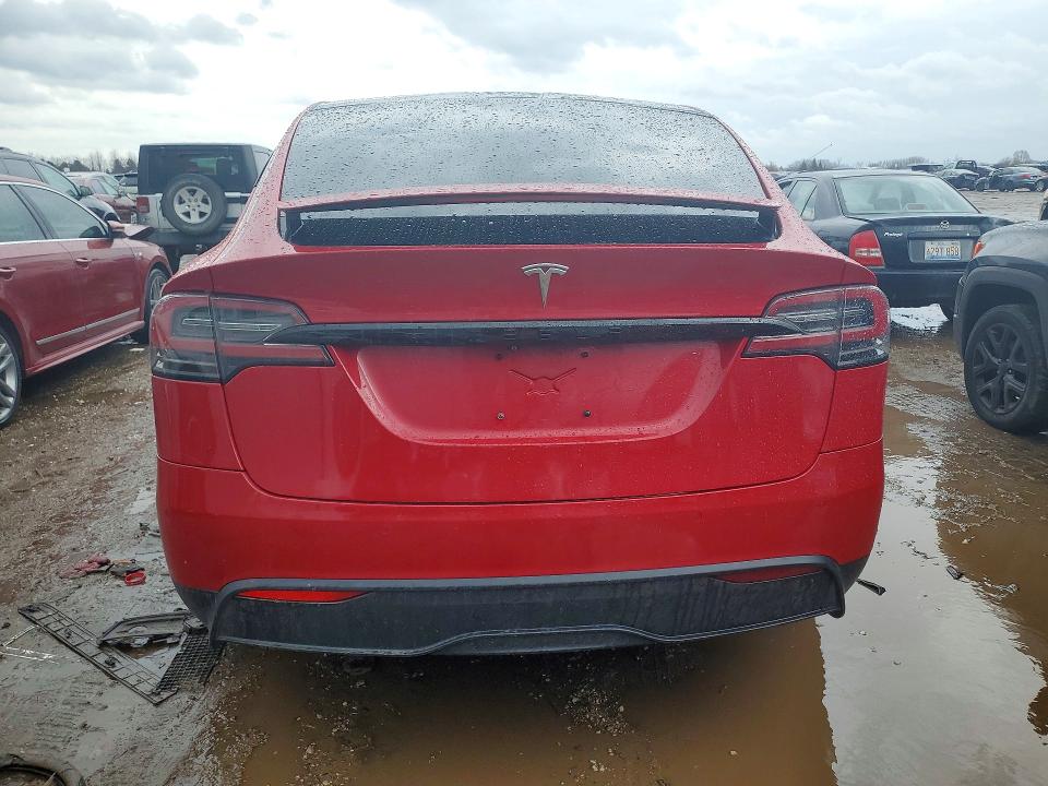 2021 Tesla Model x VIN 5YJXCBE54MF326364 COPART salvage auction — FRONT END, IL, sold $7,600 on 2026-07-28 (photo 6)