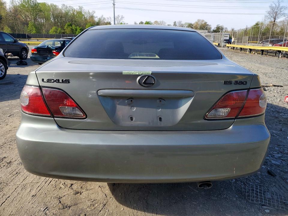 2004 Lexus ES VIN JTHBA30G745025148 COPART salvage auction — FRONT END, Md - Cert Of Salvage < 75% Damage, sold $700 on 2026-07-24 (photo 6)