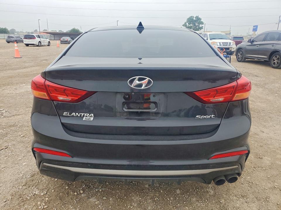 2018 Hyundai Elantra VIN KMHD04LB3JU482927 COPART salvage auction — FRONT END, Tx - Salvage Vehicle Title, sold $3,550 on 2026-07-15 (photo 6)