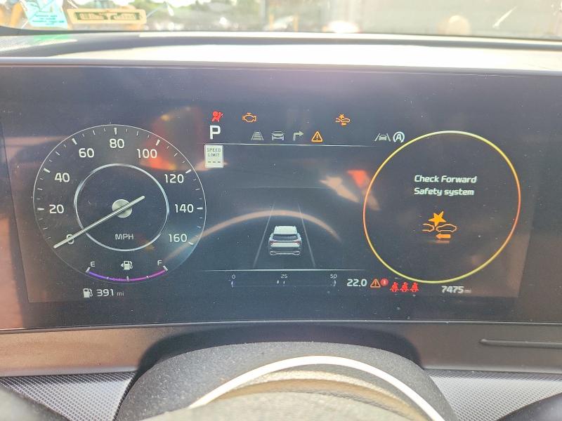 2025 Kia VIN 5XYK43DF6SG317307 COPART salvage auction — FRONT END, Al - Cert Of Title-Salvage Title, sold $6,800 on 2026-07-29 (photo 9)
