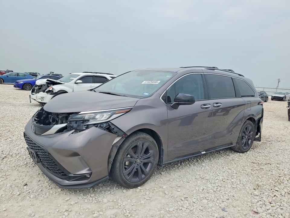 2022 Toyota VIN 5TDDRKEC9NS078285 COPART salvage auction — FRONT END, Tx - Salvage Vehicle Title, sold $15,600 on 2026-07-09 (photo 1)