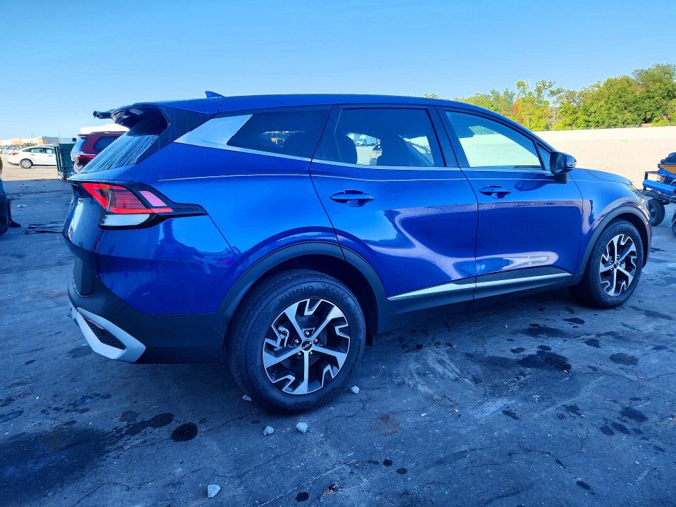 2025 Kia Sportage VIN 5XYK33DF4SG296458 COPART salvage auction — FRONT END, Fl - Cert Of Title Slvg Rebuildable, sold $9,900 on 2026-07-13 (photo 3)