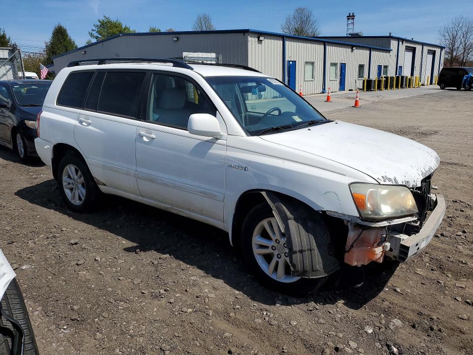 2006 Toyota Highlander VIN JTEDW21A360009301 COPART salvage auction — FRONT END, Md - Cert Of Salvage > 75% Damage, sold $950 on 2026-07-13 (photo 4)