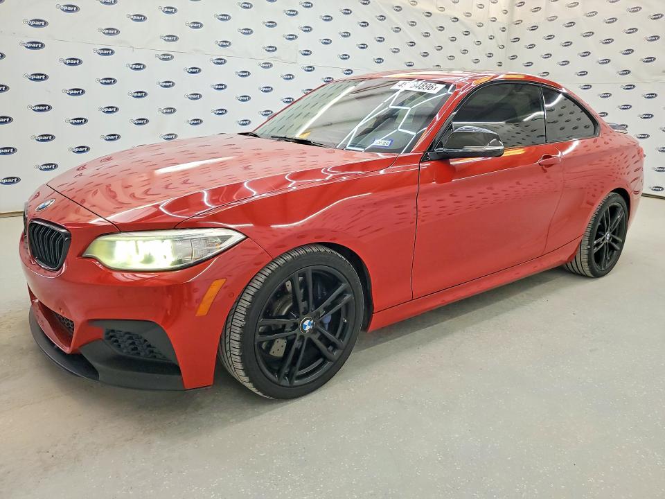 2017 BMW M240i VIN WBA2G1C52HV638893 COPART salvage auction — WATER/FLOOD, Tx - Salvage Title-Flood Damage, sold $12,400 on 2026-07-24 (photo 1)