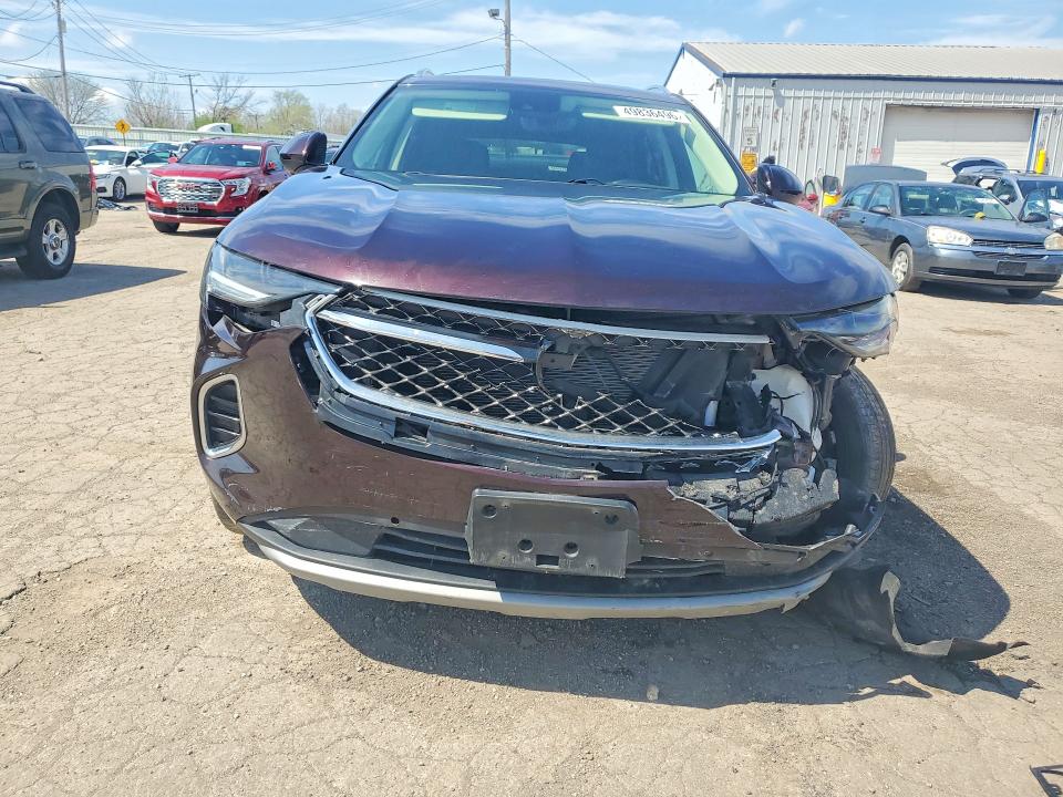 2021 Buick Envision VIN LRBFZSR47MD099656 COPART salvage auction — FRONT END, Il - Salvage Certificate, sold $6,000 on 2026-07-17 (photo 5)